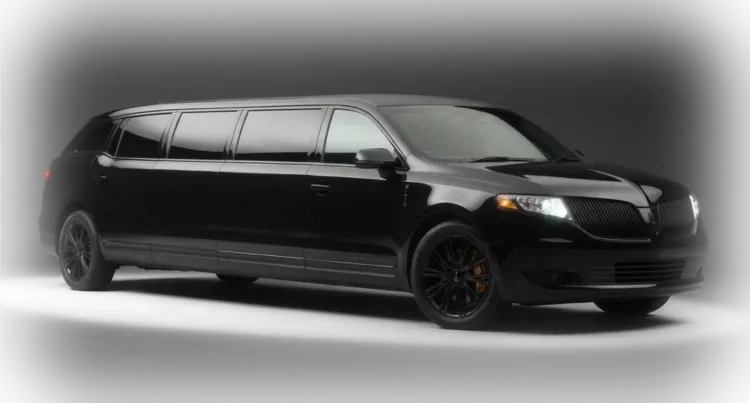 Black Stretch Limousine chauffeured vehicle